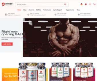 Swisspharmaceuticals-Shop.com(The Swiss Pharmaceuticals Shop) Screenshot