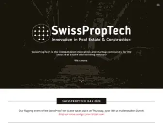 Swissproptech.ch(PropTech) Screenshot