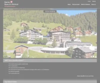 Swissqualityhotels.com(Book hotels online in Switzerland @ lowest Rate. Swiss Quality Hotels) Screenshot