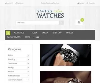 Swissreplica.is(Swiss Replica Watches Store) Screenshot