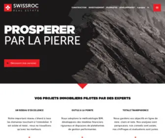 Swissroc.com(PROSPERER PAR LA PIERRE) Screenshot