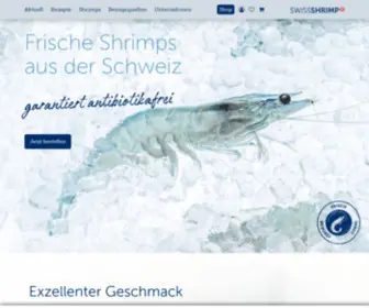 Swissshrimp.ch(Swiss Shrimp AG) Screenshot