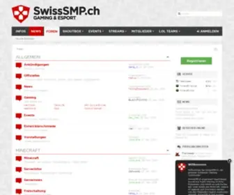 Swisssmp.ch(Gaming & eSport Community Schweiz) Screenshot