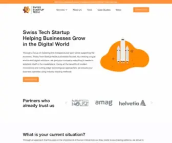 Swissstartuptech.com(Swiss Startup Tech develops innovative digital solutions) Screenshot