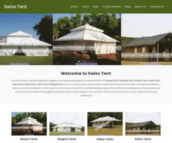 Swisstent.com(We are a leading camping tent manufacturers in India. Each one of our camping tents) Screenshot