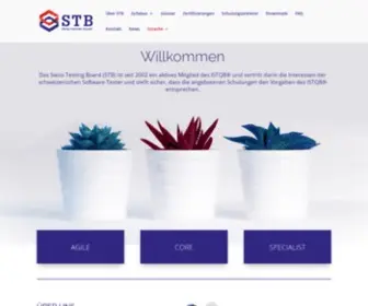 Swisstestingboard.org(Swiss Testing Board) Screenshot