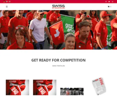 Swisstriathlonshop.ch(Swiss Triathlon) Screenshot