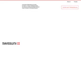 Swissuni.ch(Homepage de) Screenshot