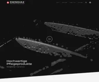 Swissvax.de(SWISSVAX Pflegeprodukte) Screenshot