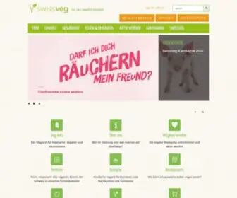 Swissveg.com(Startseite) Screenshot