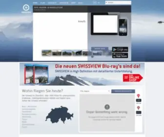 Swissview.com(Die Schweiz von oben) Screenshot