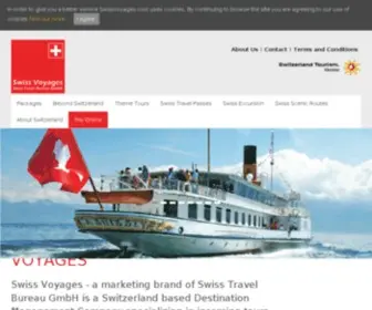 Swissvoyages.com(Switzerland Destination Management Company) Screenshot