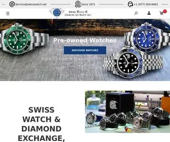 Swisswatch.net(Swiss Watch & Diamond Exchange) Screenshot