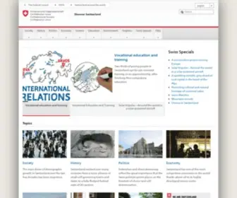 Swissworld.org(Discover Switzerland) Screenshot