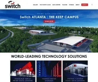 Switch.com(Switch is a global technology company whose core business) Screenshot