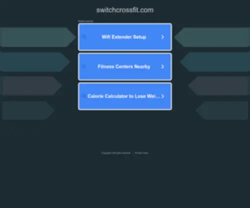 Switchcrossfit.com(Switch CrossFit) Screenshot