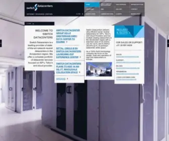 Switchdatacenters.com(Datacenters Amsterdam) Screenshot