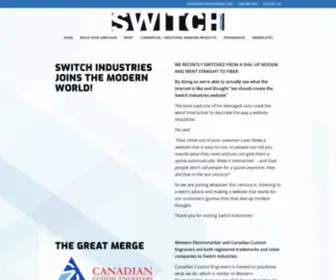 Switchindustries.com(Joins the Modern World) Screenshot