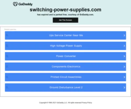 Switching-Power-Supplies.com(Switching Power Supplies) Screenshot