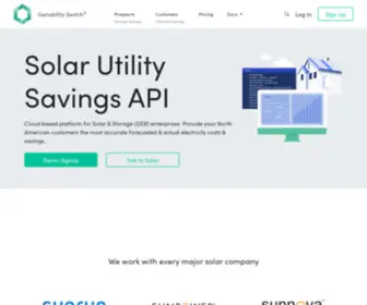 Switchsolar.io(Genability Switch) Screenshot