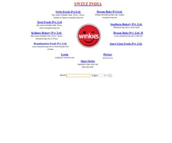 Switzindia.net(Bakery Products manufacturing company in India) Screenshot