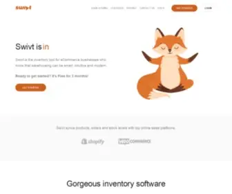 Swivt.io(Inventory Management Software) Screenshot
