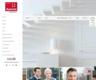 Swixim.fr(Réseau international d'agents et courtiers immobiliers) Screenshot