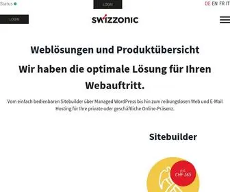 Swizzonic.ch(Premium Webhosting und Domains) Screenshot