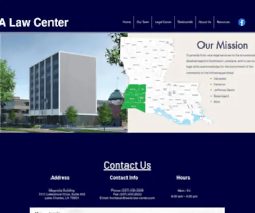 Swla-LAW-Center.com(SWLA Law Center) Screenshot