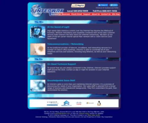 Swlink.net(High Speed Internet Service Provider in Mesa) Screenshot