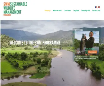 SWM-Programme.info(The Sustainable Wildlife Management (SWM) Programme) Screenshot