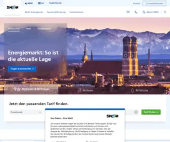 SWM.de(Stadtwerke München) Screenshot