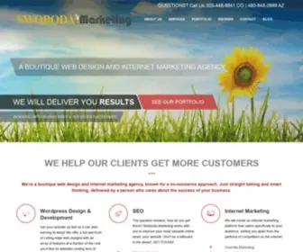 Swobodamarketing.com(Swoboda Marketing) Screenshot