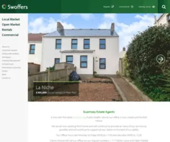Swoffers.co.uk(Guernsey Estate Agents & Property Professionals) Screenshot