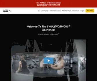 Swolenormousx.com(Swolenormous X) Screenshot