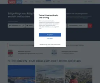 Swoodoo.com(Flüge günstig buchen) Screenshot