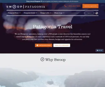 Swoop-Patagonia.com(Patagonia Travel & Adventure Holidays) Screenshot