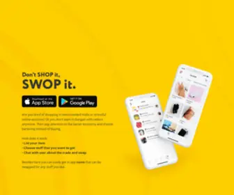 Swop.it(Exchange stuff smart) Screenshot
