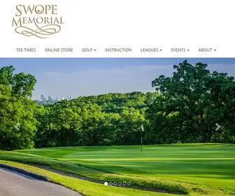 Swopememorialgolfcourse.com(Swope Memorial Golf Course) Screenshot