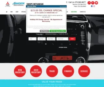 Swopemitsubishi.com(WE'RE OPEN) Screenshot