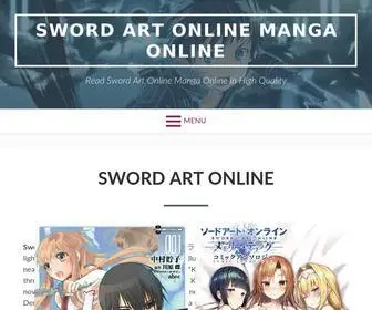 Sword-Artonline.com(Sword Art Online Manga Online) Screenshot