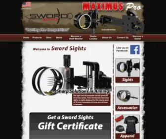 Swordsight.com(Home of Sword Sights) Screenshot