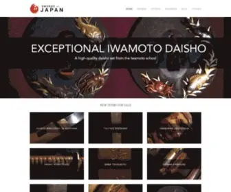 Swordsofjapan.com(Swords of Japan) Screenshot