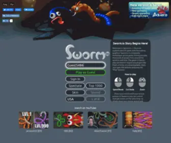 Sworm.io(Multiplayer Game) Screenshot