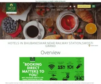 Swosti.com(Looking for Comfortable hotels in Bhubaneswar near Railway Station) Screenshot