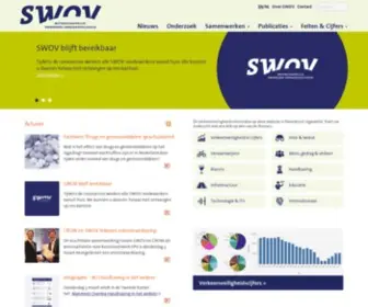 Swov.nl(Wetenschappelijk Onderzoek Verkeersveiligheid) Screenshot