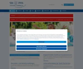 Swpan.de(Stadtwerke Pfarrkirchen) Screenshot