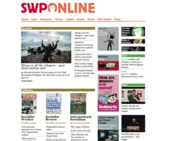 SWP.org.uk(Socialist Worker) Screenshot