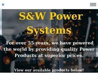 Swpowersystems.com(Selling Power Products to the Oil & Gas Industry for over 50 Years) Screenshot