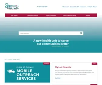 Swpublichealth.ca(Southwestern Public Health) Screenshot